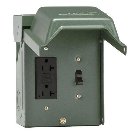 junction box 20 amp|outdoor 20 amp outlet box.